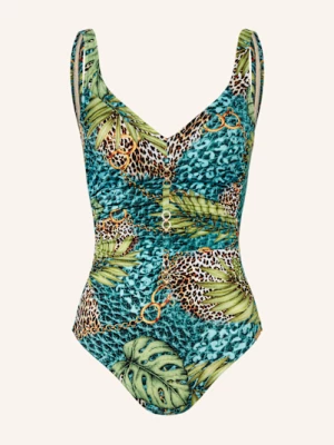 Obrázek produktu Charmline Tvarující Plavky Jungle Jewels světle zelená / petrolejová / hnědá