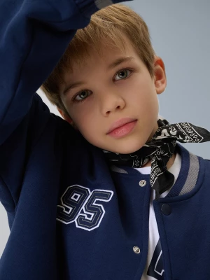 Obrázek produktu Chlapecká baseballová bomber mikina - tmavě modrá 4F
