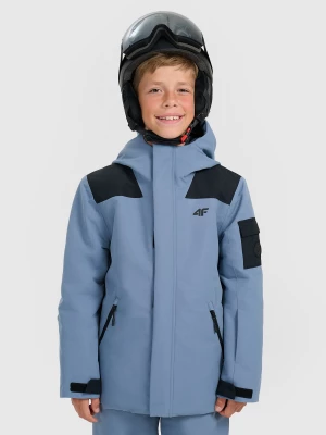 Obrázek produktu Chlapecká snowboardová bunda membrána 8000 - tmavě modrá 4F