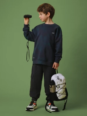 Obrázek produktu Chlapecké cargo teplákové kalhoty - šedé 4F šedý