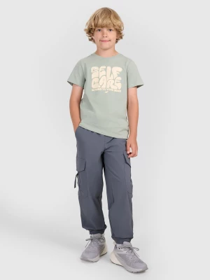 Obrázek produktu Chlapecké casual cargo kalhoty - šedé 4F