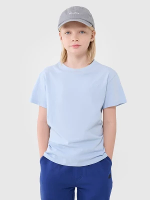 Obrázek produktu Chlapecké hladké tričko oversize - modré 4F