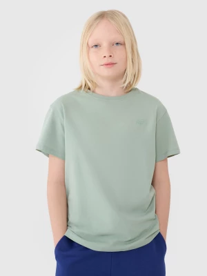 Obrázek produktu Chlapecké hladké tričko oversize - zelené 4F