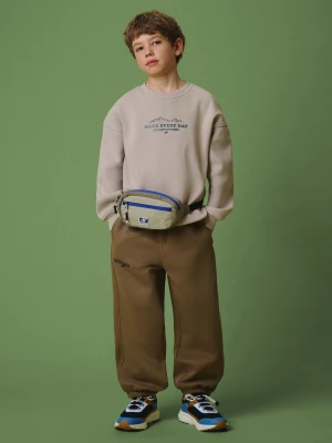 Obrázek produktu Chlapecké jogger teplákové kalhoty - hnědé 4F
