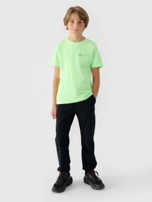 Obrázek produktu Chlapecké kalhoty casual typu jogger - černé 4F