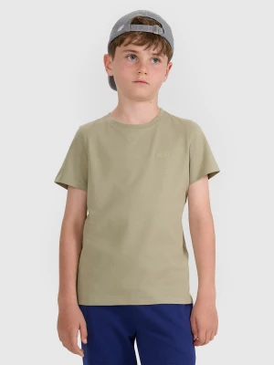Obrázek produktu Chlapecké oversize hladké tričko - zelená 4F
