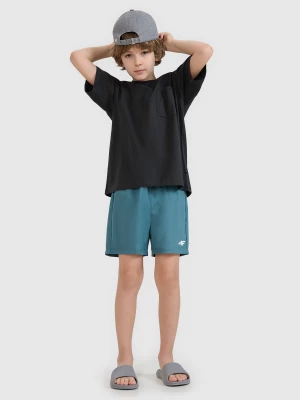 Obrázek produktu Chlapecké plážové šortky typu boardshorts - mořské 4F tyrkysový