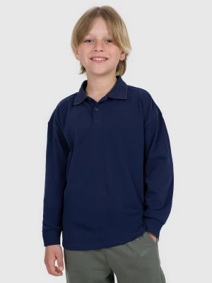 Obrázek produktu Chlapecké polo longsleeve regular - tmavě modrá 4F