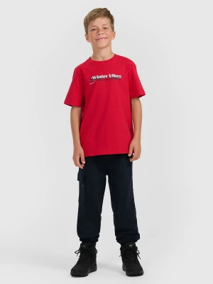 Obrázek produktu Chlapecké teplákové jogger kalhoty - tmavě modré 4F