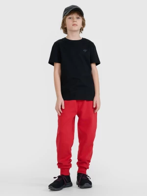 Obrázek produktu Chlapecké tepláky typu jogger - červené 4F