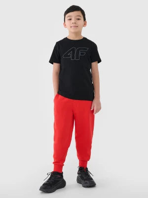 Obrázek produktu Chlapecké tepláky typu jogger - oranžové 4F