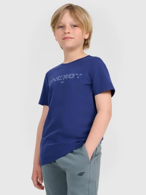 Obrázek produktu Chlapecký regular T-shirt s potiskem - tmavě modrá 4F