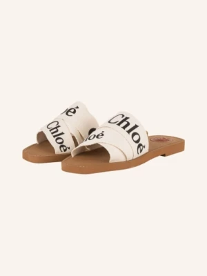 Obrázek produktu Chloé Pantofle Woody bílá / černá