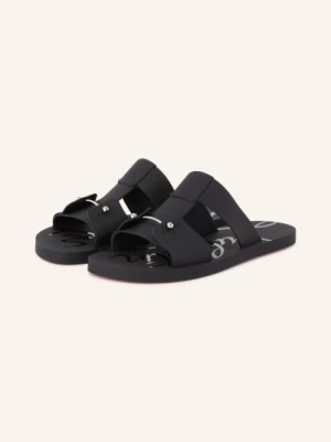 Obrázek produktu Christian Louboutin Pantofle Zakouski černá / stříbrná
