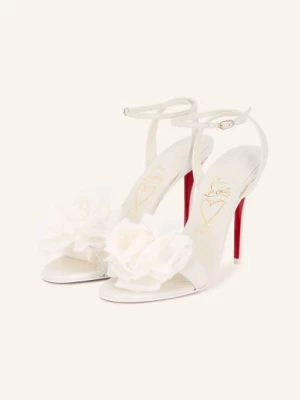 Obrázek produktu Christian Louboutin Sandály Miss Z Flora 100 bílá / zlatá