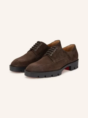 Obrázek produktu Christian Louboutin Šněrovací Boty Davisol Lion tmavě hnědá