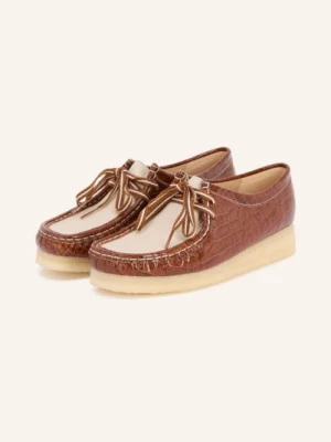 Obrázek produktu Clarks Originals Boty Na Tkaničky Wallabee hnědá / krémová
