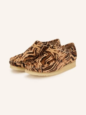 Obrázek produktu Clarks Originals Šněrovací Boty Wallabee světle hnědá / hnědá / černá