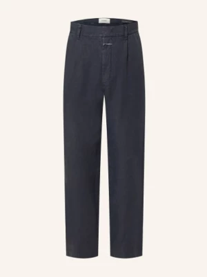 Obrázek produktu Closed Lněné Kalhoty Blomberg Relaxed Fit tmavě modrá
