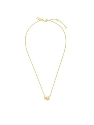 Obrázek produktu Coach Náhrdelník Pearl Signature C Pendant Necklace 37341916GLD651 Zlatá