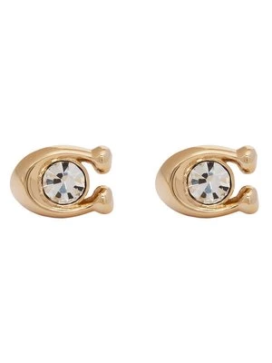 Obrázek produktu Coach Naušnice Signature Stone Stud Earrings 37440614GLD110 Zlatá