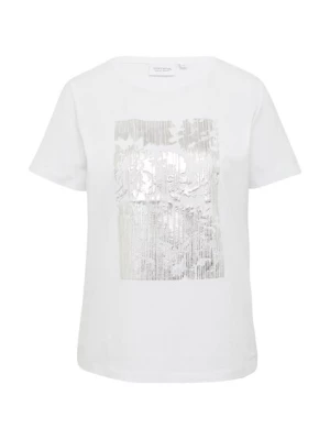 Obrázek produktu comma casual identity Tričko  stříbrná / bílá