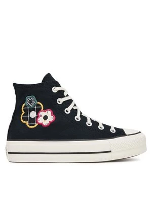 Obrázek produktu Converse Plátěnky Chuck Taylor All Star Lift Platform Floral Patchwork A15534C Černá