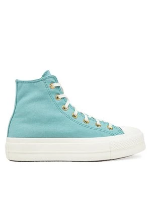Obrázek produktu Converse Plátěnky Chuck Taylor All Star Lift Platform Gold A11495C Tyrkysová