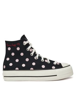 Obrázek produktu Converse Plátěnky Chuck Taylor All Star Lift Platform Polka Dots A10688C Černá