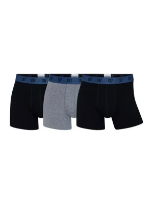 Obrázek produktu CR7 - Cristiano Ronaldo Boxerky  marine modrá / šedý melír / černá