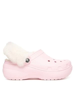 Obrázek produktu Crocs Nazouváky Classic Platform Fuzz Lined Clog 212854 Růžová