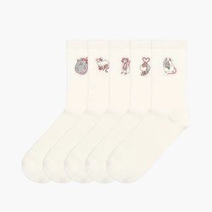 Obrázek produktu Cropp - 5 pack ponožky - bílá