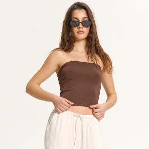 Obrázek produktu Cropp - Bandeau top - hnědá