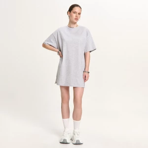 Obrázek produktu Cropp - Bavlněné midi šaty - světle šedá
