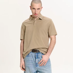 Obrázek produktu Cropp - Bavlněné polo basic - béžová