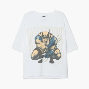 Obrázek produktu Cropp - Bílá tričko s potiskem Wolverine - bílá