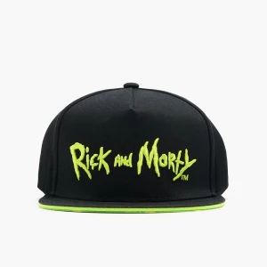 Obrázek produktu Cropp - Čepice se štítkem a výšivkou Rick and Morty - žlutozelená