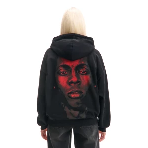 Obrázek produktu Cropp - Černá mikina s kapucí a potiskem Lil Wayne - černý