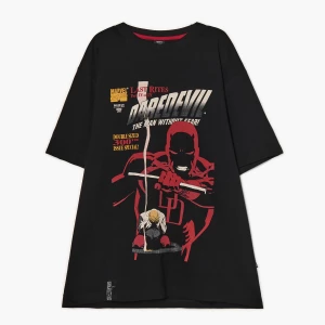 Obrázek produktu Cropp - Černé tričko s potiskem Daredevil - černý