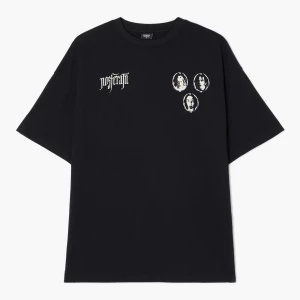 Obrázek produktu Cropp - Černé tričko s potiskem Nosferatu - černý