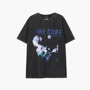 Obrázek produktu Cropp - Černé tričko s potiskem The Cure - černý