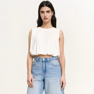 Obrázek produktu Cropp - Hladká halenka - bílá