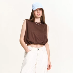 Obrázek produktu Cropp - Hladká halenka - hnědá