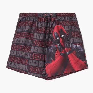 Obrázek produktu Cropp - Koupací šortky s celoplošným potiskem Deadpool - černý