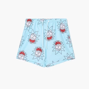 Obrázek produktu Cropp - Koupací šortky s celoplošným potiskem Rick and Morty - světle modrá