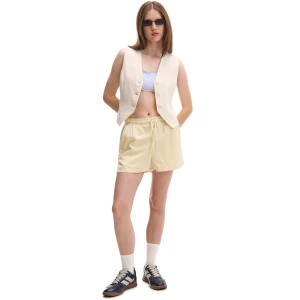 Obrázek produktu Cropp - Kraťasy ze směsi lnu - světle žlutá