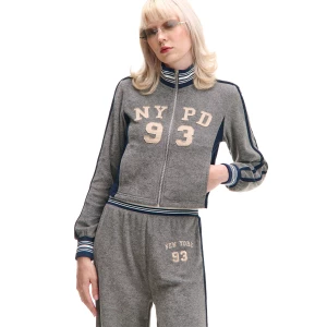 Obrázek produktu Cropp - Mikina na zip se stojáčkem - světle šedá