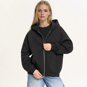 Obrázek produktu Cropp - Mikina s oversize kapucí - černý