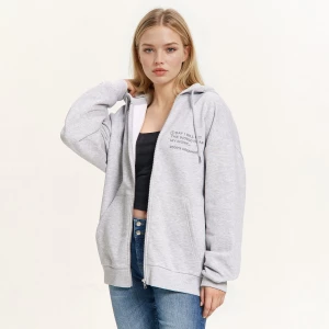 Obrázek produktu Cropp - Mikina s oversize kapucí - světle šedá