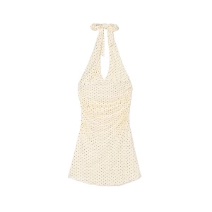 Obrázek produktu Cropp - Mini šaty s ozdobným vázáním - bílá